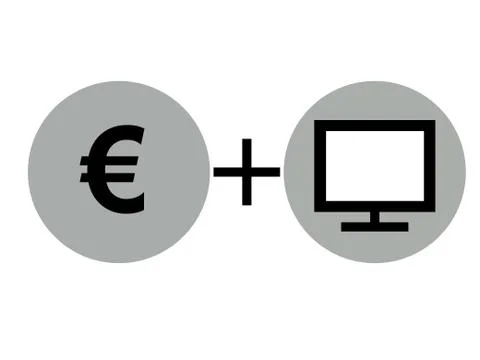 Fintech, Euro Stock Illustration