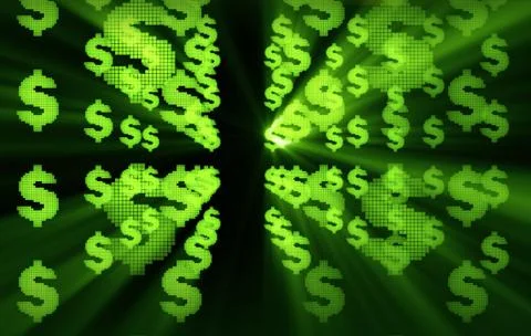 Fintech in financial technology concept 스톡 일러스트