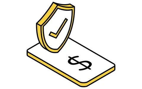 Fintech icon of smartphone payment with security, digital finance and safe .. Stock Illustration