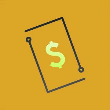 Fintech logo design concept vector Illustrazione stock