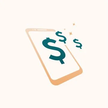 Fintech logo design concept vector Illustrazione stock