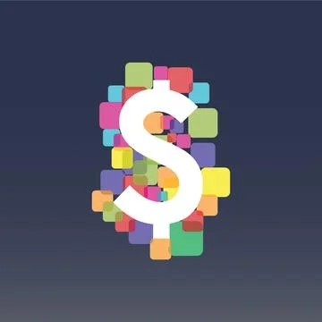 Fintech logo design concept vector 스톡 일러스트