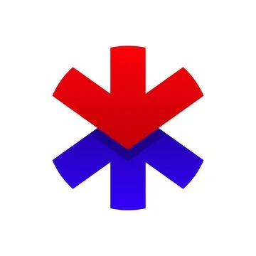 Fintech logo design concept vector Illustrazione stock