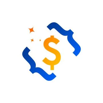 Fintech logo design concept vector 스톡 일러스트