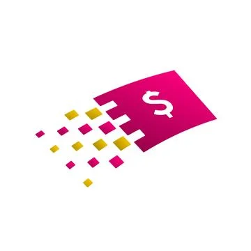 Fintech logo design concept vector 스톡 일러스트