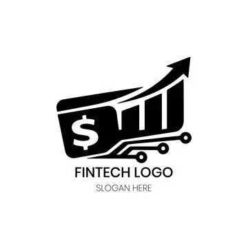 Fintech Logo Digital Banking Symbol Illustrazione stock