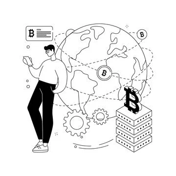 FinTech technology abstract concept vector illustration. Stock Illustration