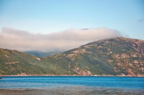Fiord cloud Stock Photos