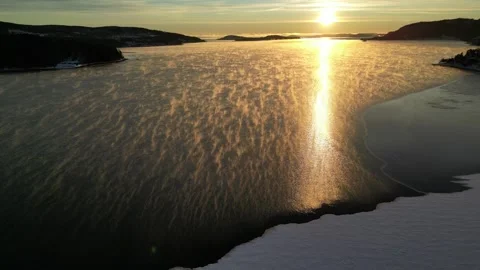 Fiord Holmestrand Stock Footage 303466151