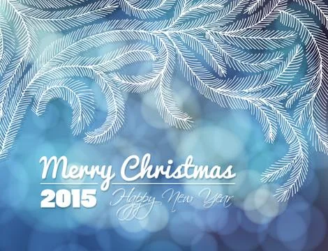 Fir branches Stock Illustration