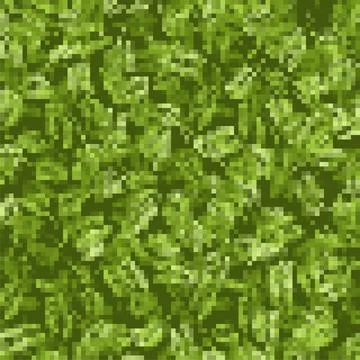 Fir branches pixel art pattern seamless. 8bit New Year and Christmas backgrou Illustrazione stock