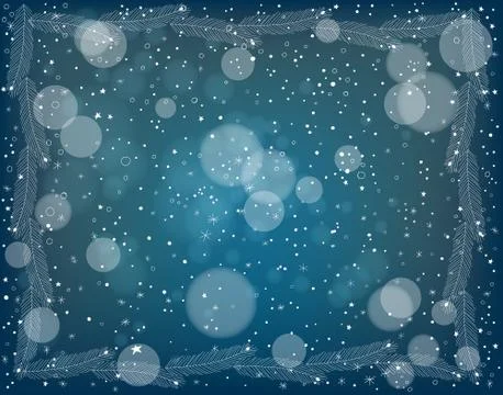 Fir frame Stock Illustration