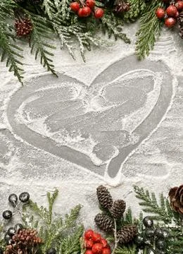 Fir frames on red background. happy new year 2021 Stock Photos