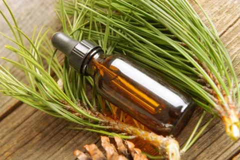 Fir oil Stock Photos