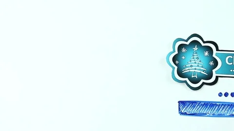 Fir-tree and loading strip Stock Footage 83234020