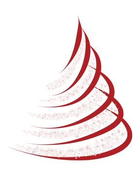 Fir Tree Christmas Element Stock Illustration