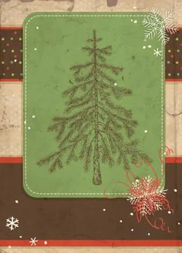 Fir tree Stock Illustration
