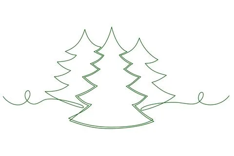 Fir Tree Stock Illustration