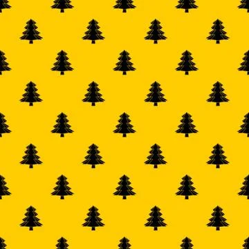 Fir tree pattern Stock Illustration