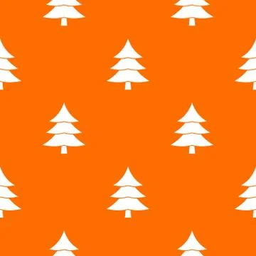 Fir tree pattern seamless Stock Illustration