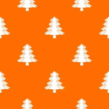 Fir tree pattern seamless Stock Illustration