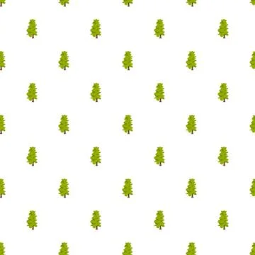 Fir tree pattern seamless Illustrazione stock