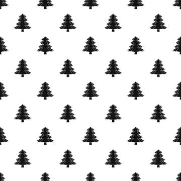 Fir tree pattern vector イラスト素材