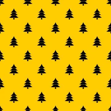 Fir tree pattern vector Stock Illustration