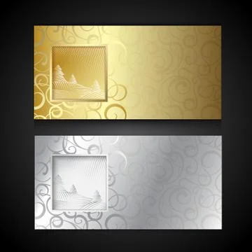 Fir trees in the hills. Illustrazione stock