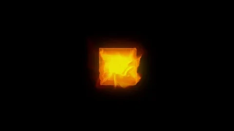 Fire 11 simulation video 3d Stock Footage 102065048