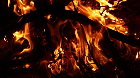 Fire 240FPS Stock Footage 31496590