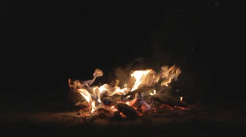 Fire 50fps Stock Footage 32375390