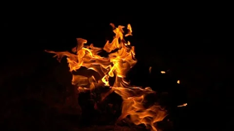 Slow Fire Stock Footage ~ Royalty Free Stock Videos | Pond5