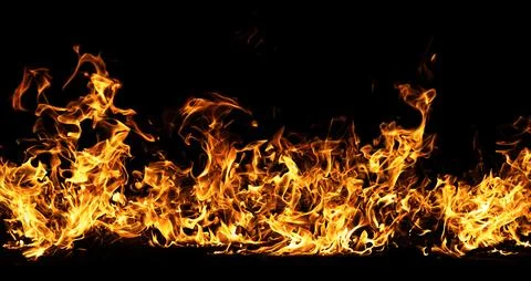 Fire abstract heat background. Fire strong flame motion. Fire blazing energy  Stock Photos