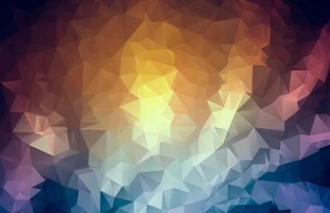 Fire, abstract irregular polygon background with a triangle pattern in full m Stock Photos