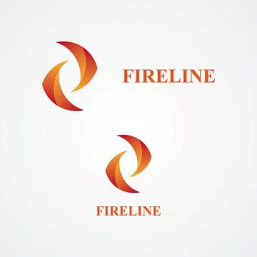 Fire abstract  logo Stock Illustration