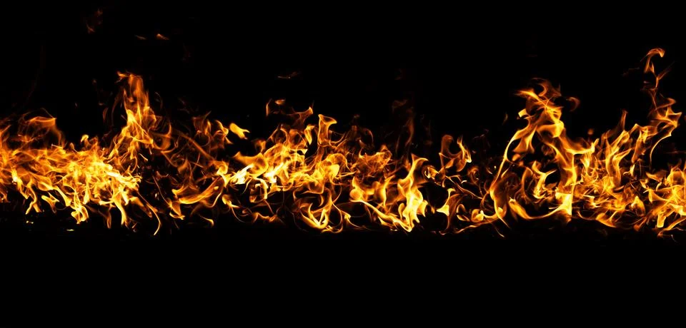 Fire abstract motion background. Fire burning concept. Fire intense heat te.. Stock Photos