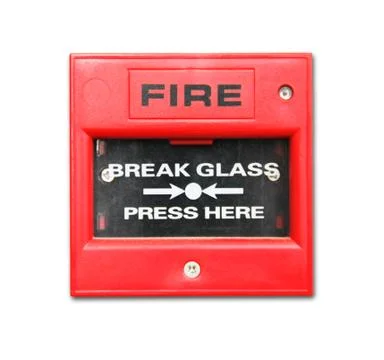Fire alarm box Stock Photos