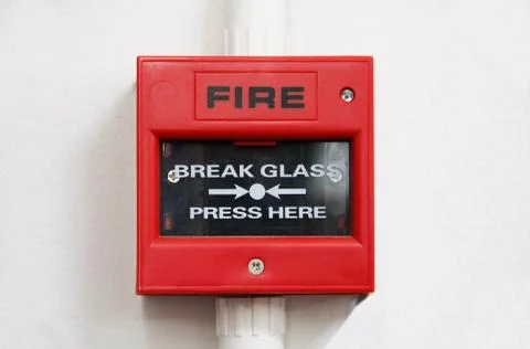 Fire alarm box Stock Photos