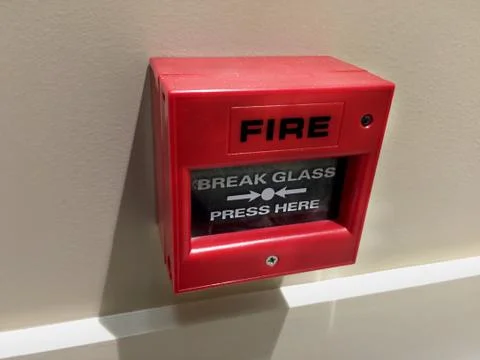 Fire Alarm Button Stock Photos