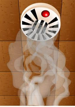 Fire alarm Illustrazione stock