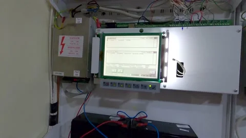Fire alarm management Stock Footage 140515248