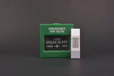 Fire alarm security, emergency, panic alarm Stock Photos