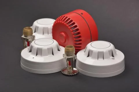 Fire alarm security Stock Photos