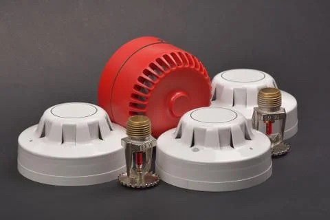 Fire alarm security Stock Photos