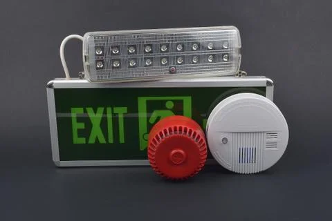 Fire alarm security Stock Photos