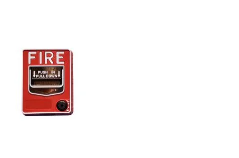 Fire alarm switch Foto stock