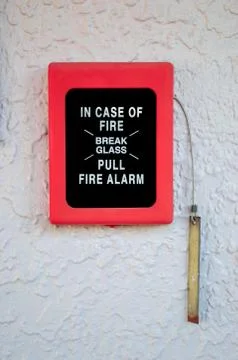 Fire Alarm Switch Stock Photos
