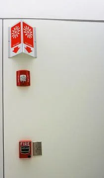 Fire alarm system Stock Photos