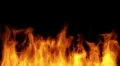 Fire with alpha HD Footage